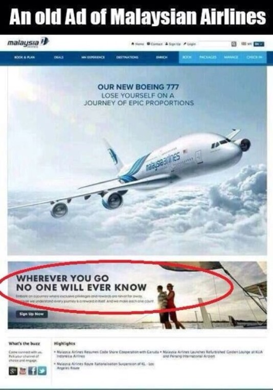 Malaysian Air ad--truly prophetic.....jpg