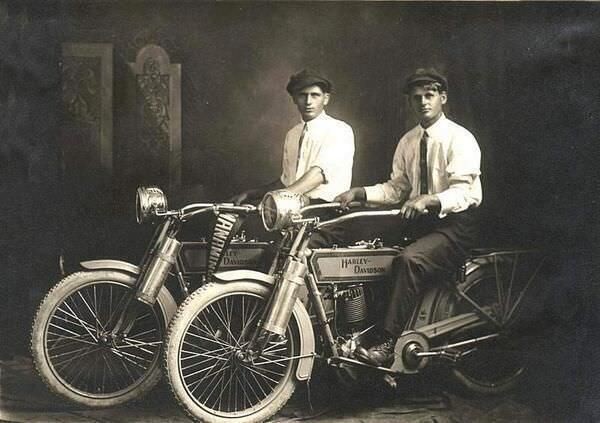 William Harley and Arthur Davidson, 1914 -- The Founders of Harley Davidson Motorcycles.jpg