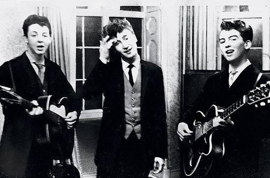 Paul McCartney, John Lennon and George Harrison 1958.jpg